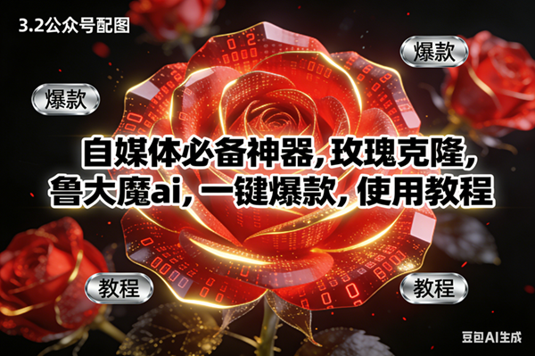 (16919期)玫瑰克隆神器,ai鲁大魔,自媒体必备软件,一键爆款工具,详细教程-微科网创
