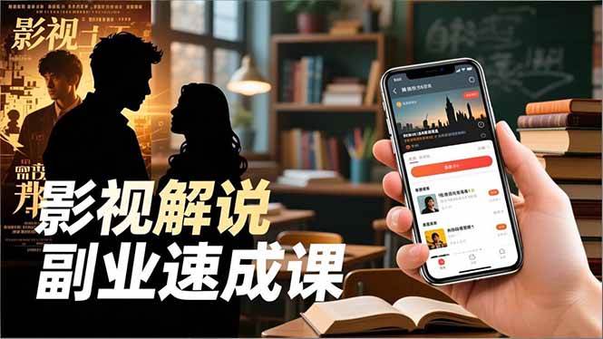 （16740期）Tk影视解说副业速成课，软件安装、全流程实操、爆款预设，新手两周变现-微科网创