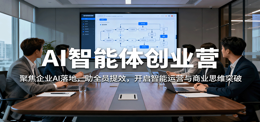 AI智能体创业营：聚焦企业AI落地，助全员提效，开启智能运营与商业思维突破-微科网创