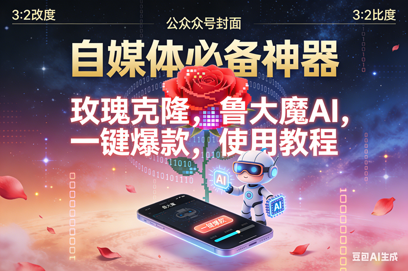 （16912期）玫瑰克隆神器，鲁大魔，ai，自媒体必备软件，一键爆款工具，详细教程-微科网创