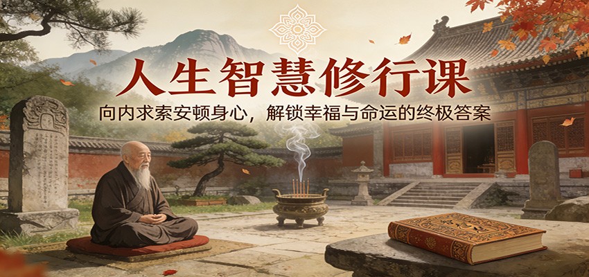 人生智慧修行课:向内求索安顿身心,解锁幸福与命运的终极答案-微科网创