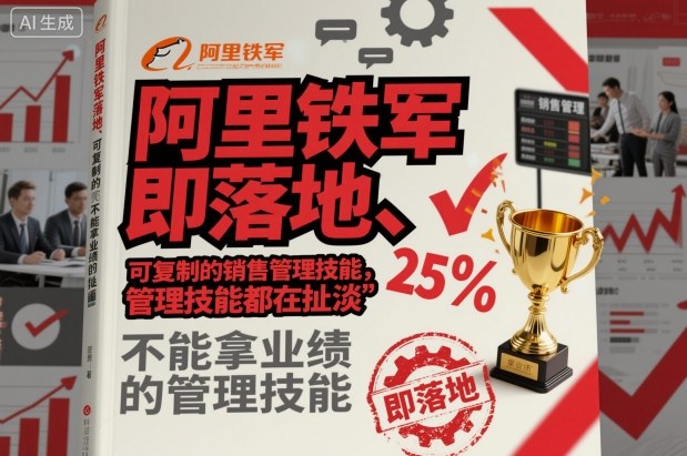 阿里铁军即落地、可复制的销售管理技能,不能拿业绩的管理技能都在扯淡-微科网创