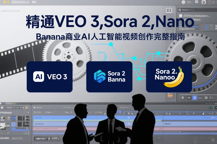 精通VEO 3，Sora 2，Nano Banana商业AI人工智能视频创作完整指南-微科网创