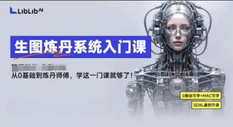 LibLibAI哩布哩布生图炼丹系统入门课，从生图到炼丹，只学这一门就够了-微科网创