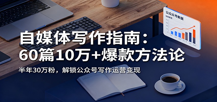 自媒体写作指南:60篇10万+爆款方法论,半年30万粉,解锁公众号写作运营变现-微科网创