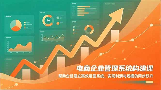 （16643期）电商企业管理系统构建课：帮助企业建立高效运营系统，实现利润与规模的同步跃升-微科网创