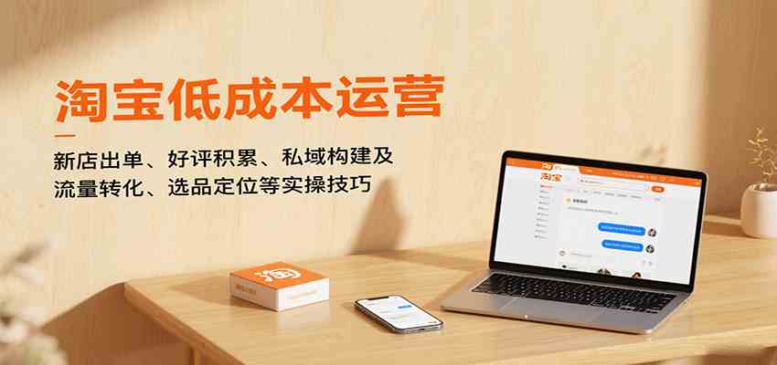 淘宝低成本运营，新店出单、好评积累、私域构建及流量转化、选品定位等（更新9月）-微科网创