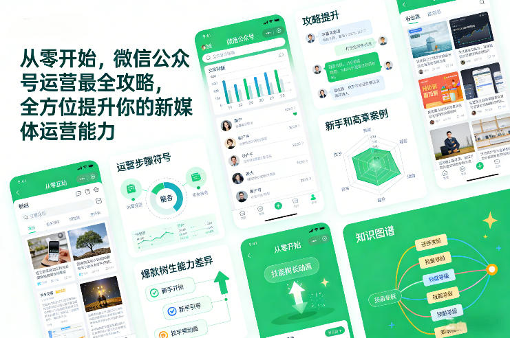 从零开始，微信公众号运营最全攻略，全方位提升你的新媒体运营能力-微科网创