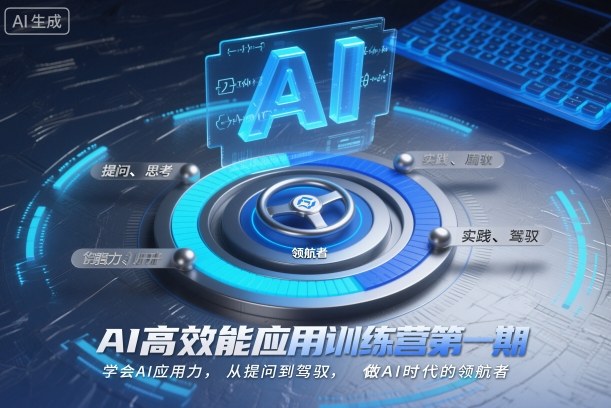 AI高效能应用训练营第一期，学会AI应用力，从提问到驾驭，做AI时代的领航者（更新）-微科网创