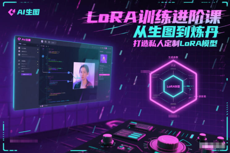 LoRA训练进阶课，从生图到炼丹，打造私人定制LoRA模型-微科网创