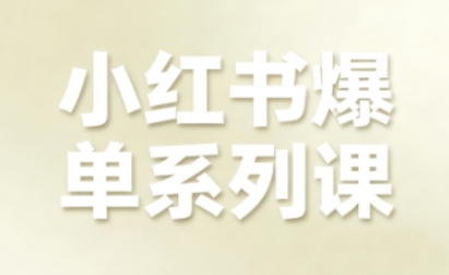 小红书爆单系列课，聚焦小红书电商全链路增长（更新）-微科网创