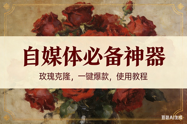 （16940期）玫瑰克隆神器，ai鲁大魔，自媒体必备的软件，一键爆款，详细教程-微科网创