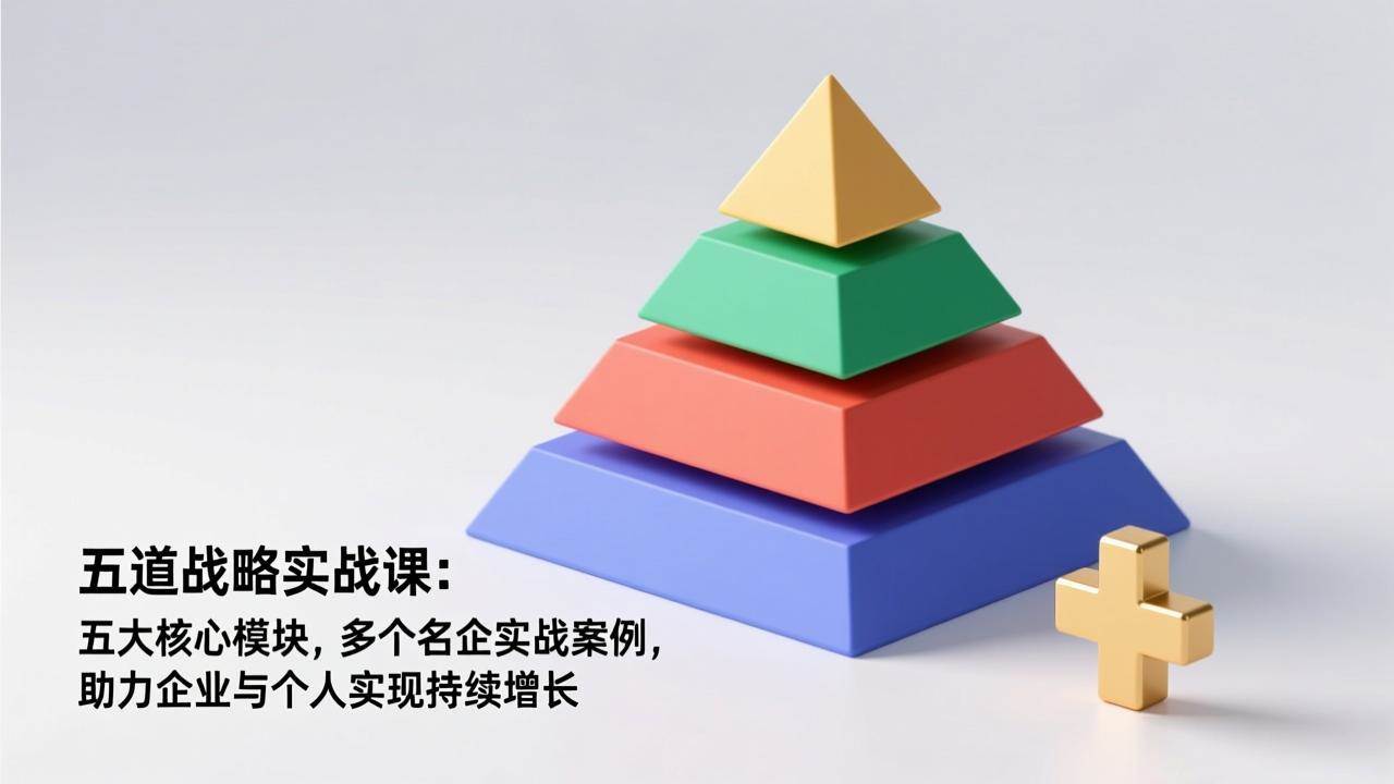 （17095期）五道战略实战课：五大核心模块，多个名企实战案例，助力企业与个人实现持续增长-微科网创