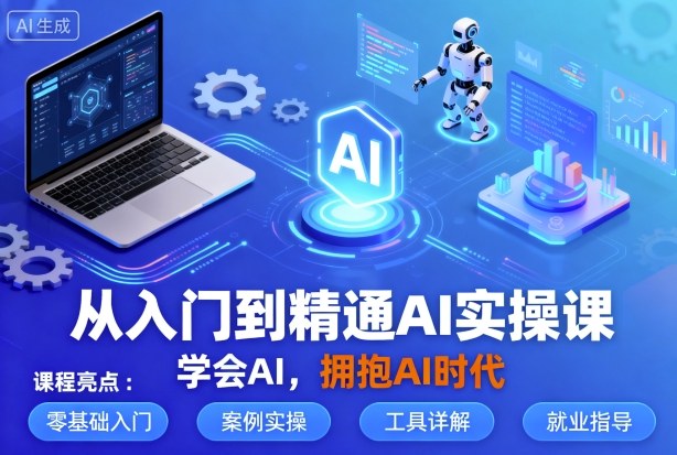从入门到精通AI实操课，学会AI，拥抱AI时代-微科网创